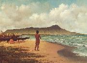 Elizabeth Armstrong Hawaiians at Rest Sweden oil painting artist